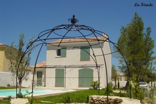 Gloriette en fer forgé sur Mesure Pont Royal Mallemort