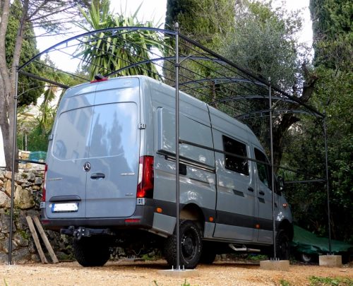 Abri camping car sur mesure