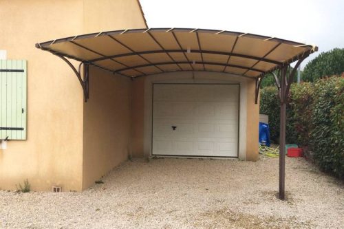 Carport en fer forgé sur mesure vers Istres (13)