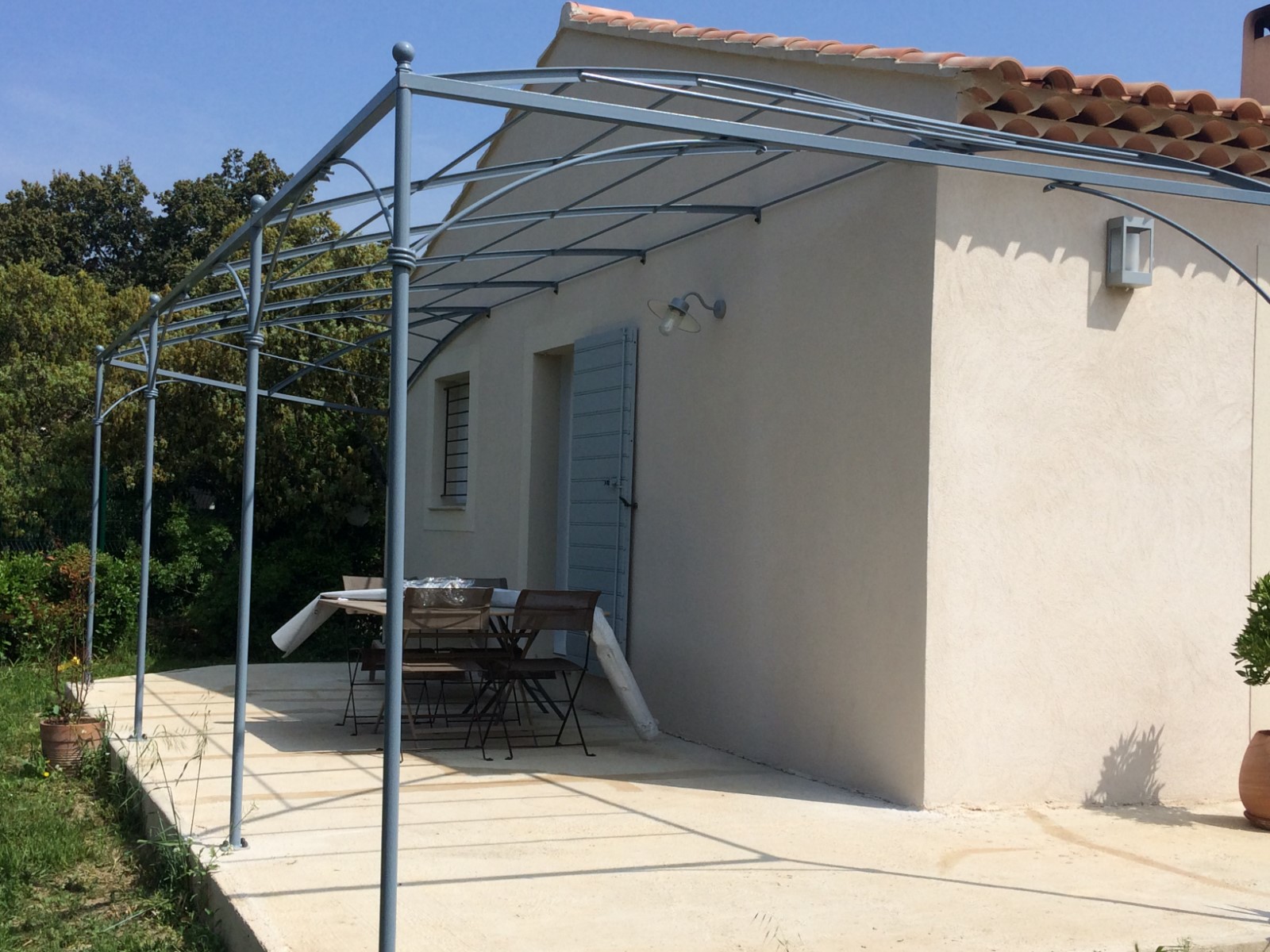 pergola pour 2 angles maison
