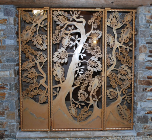 grille art déco arbre de vie st tropez