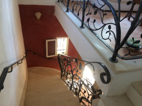 rampe et main courante en fer forgé sur mesure à rognes