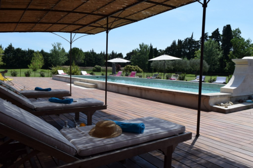 pergola en fer forgé pour piscine Vaucluse